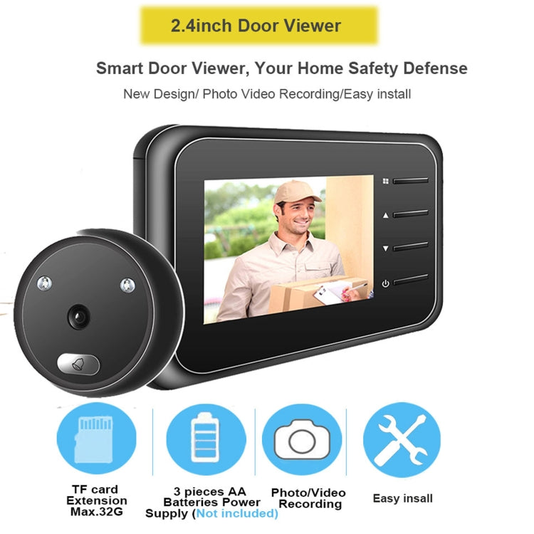 R11 2.4 inch TFT LCD Display Night Vision Photo Video Electronic Cat Eye Doorbell R11 2.4 inch TFT LCD Display Night Vision Photo Video Electronic Cat Eye Doorbell